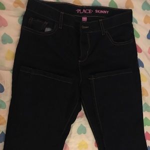 Dark Blue Girls Jeans